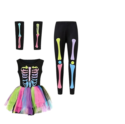Halloween Costume Girl Skeleton